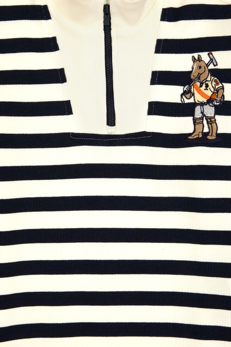 Erkek Çocuk Lacivert Yarm Fermuarlı Süprem Sweatshirt