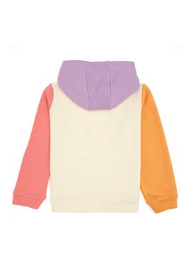 Kız Çocuk Krem Kapüşonlu Sweatshirt - 50314277002