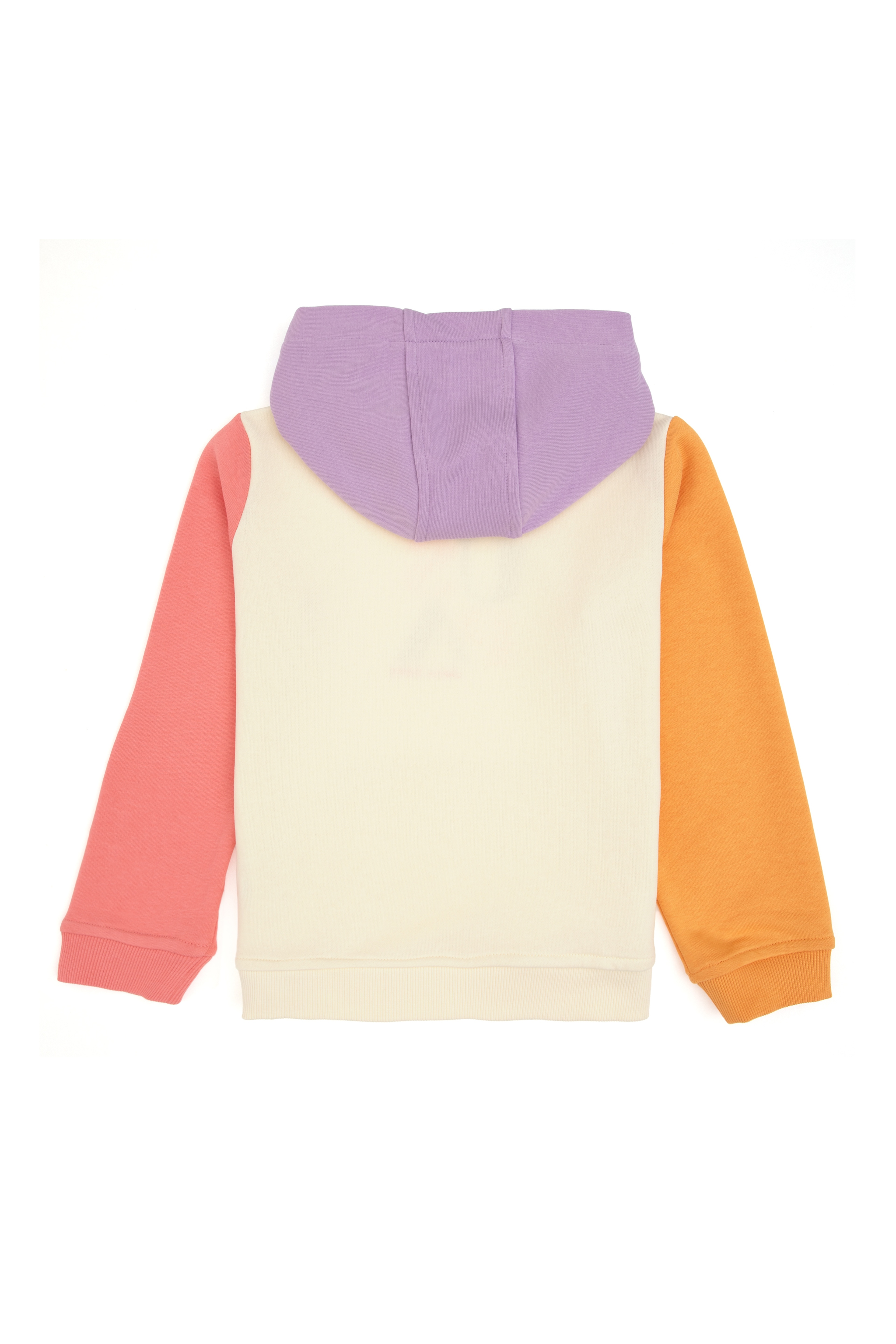 Kız Çocuk Krem Kapüşonlu Sweatshirt - Image 3