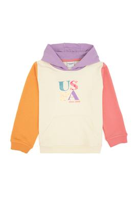 Kız Çocuk Krem Kapüşonlu Sweatshirt - 50314277002