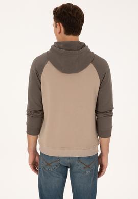 Erkek Vizon Sweatshirt - 50308130016