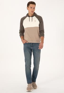 Erkek Vizon Sweatshirt - 50308130016