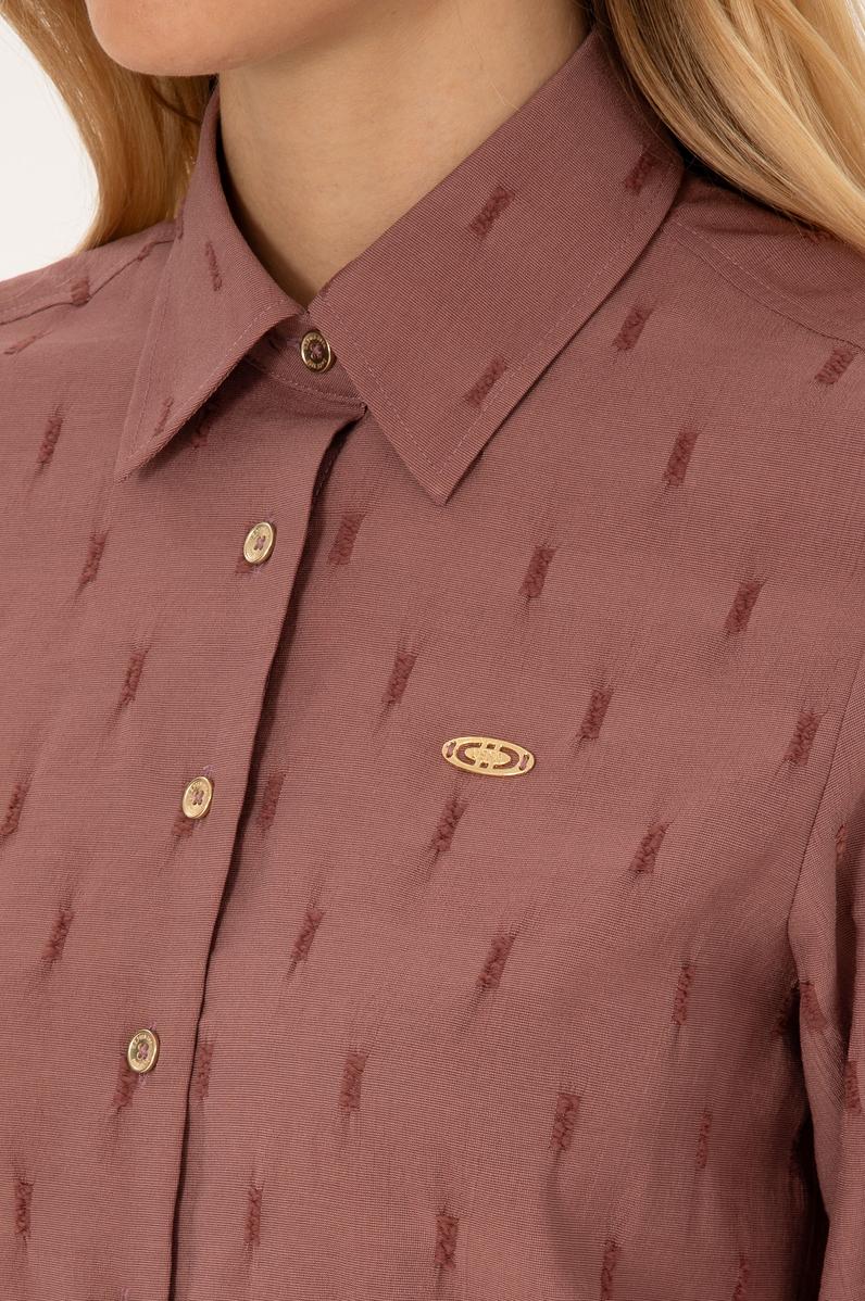 Kadın Orkide Uzun Kollu Gömlek