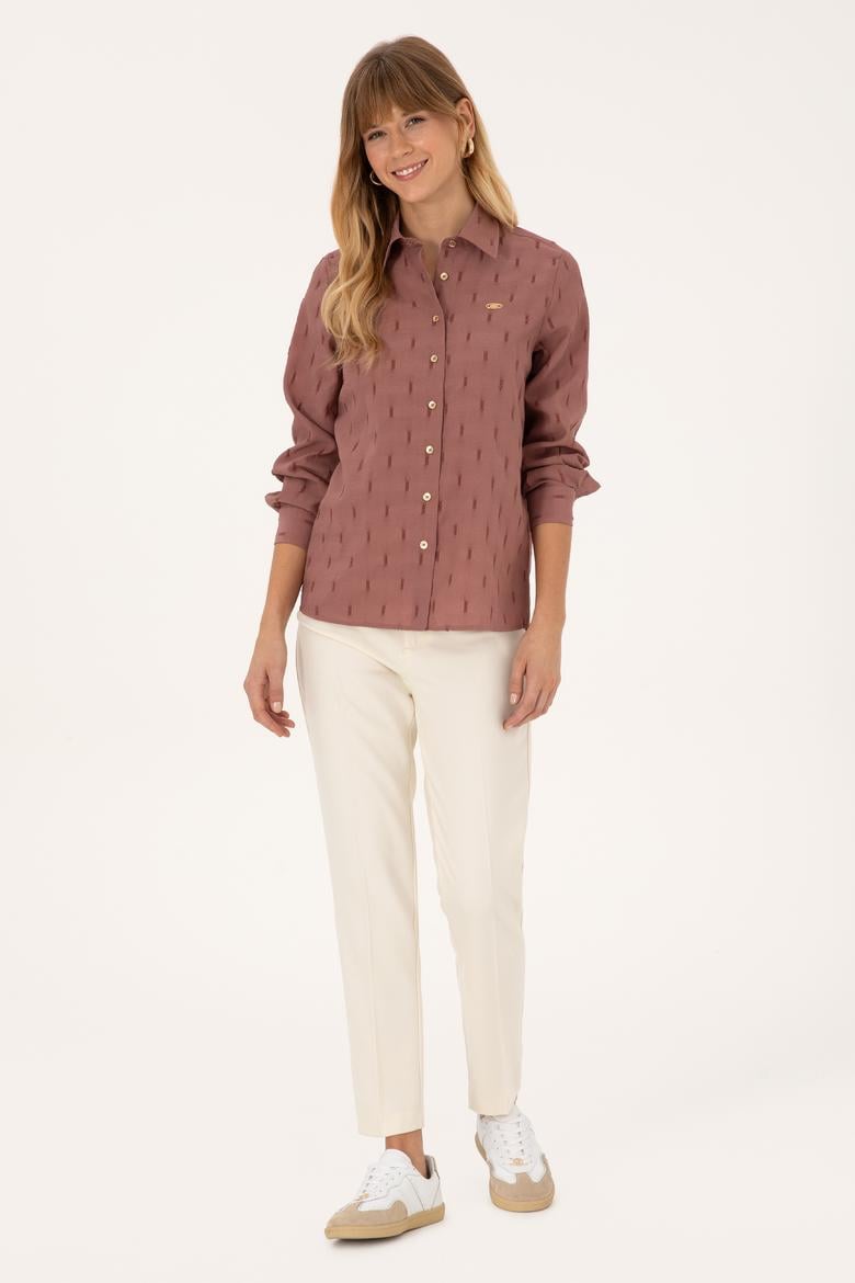 Kadın Orkide Uzun Kollu Gömlek - 50308707021