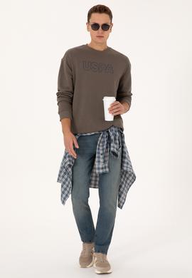 Erkek Vizon Sweatshirt - 50309040019