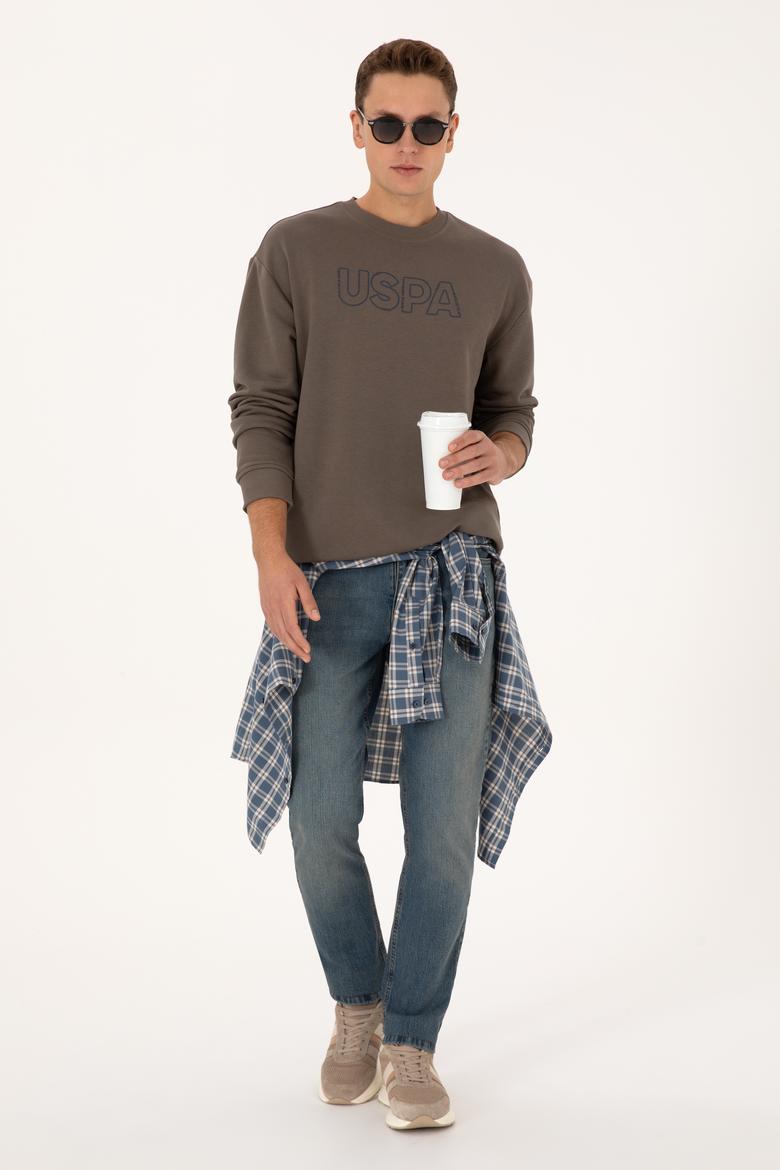 Erkek Vizon Sweatshirt - 50309040019