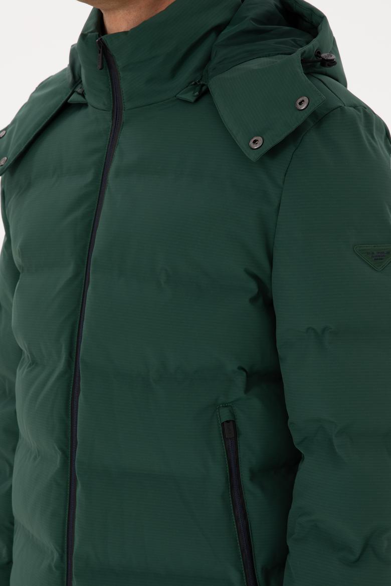 Erkek Koyu Yeşil Mont - 50312003009