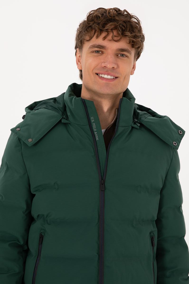 Erkek Koyu Yeşil Mont