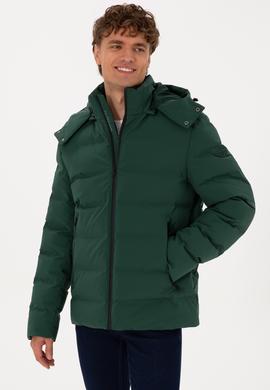 Erkek Koyu Yeşil Mont - 50312003009