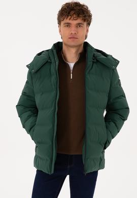 Erkek Koyu Yeşil Mont - 50312003009
