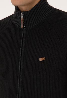 Erkek Siyah Triko Hırka - 50315873015