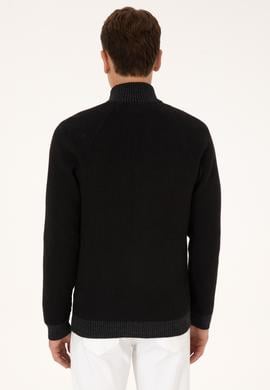 Erkek Siyah Triko Hırka - 50315873015