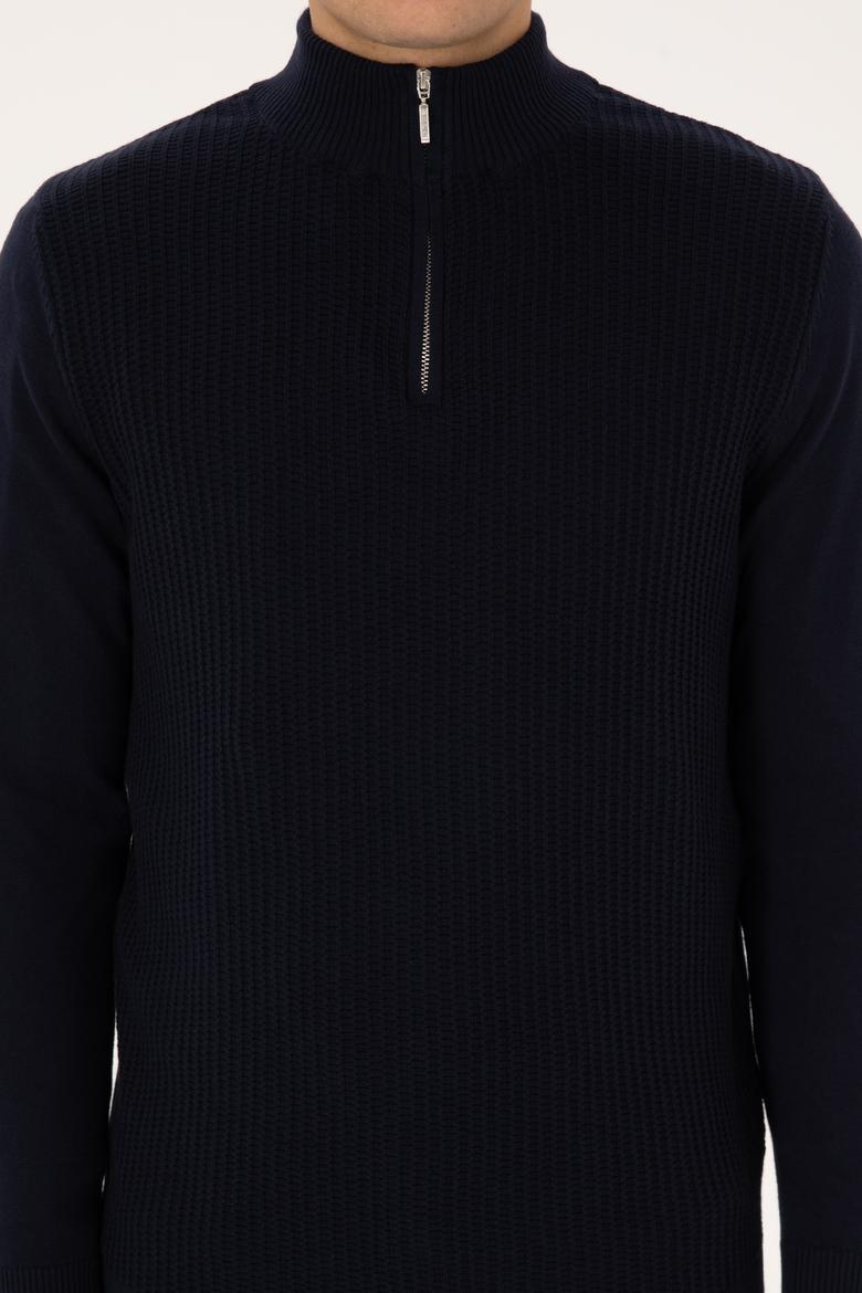 Erkek Lacivert Kazak - 50307830005