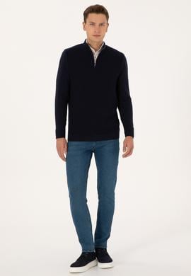 Erkek Lacivert Kazak - 50307830005