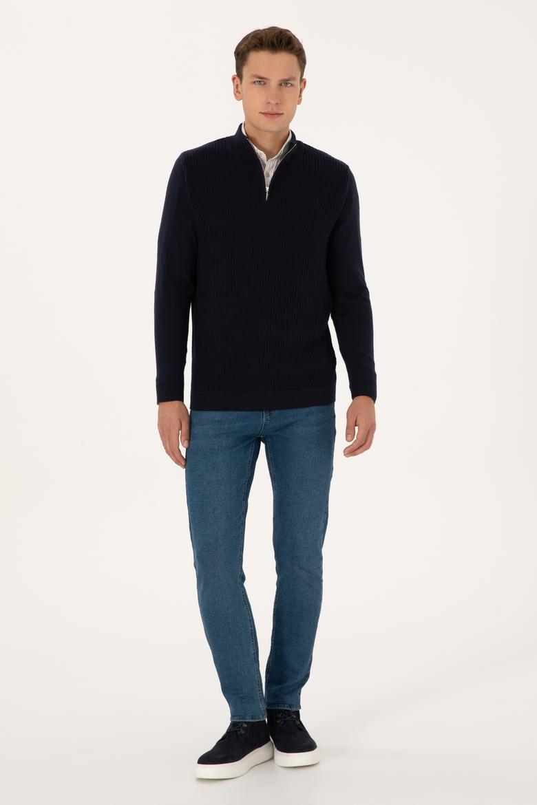 Erkek Lacivert Kazak - 50307830005