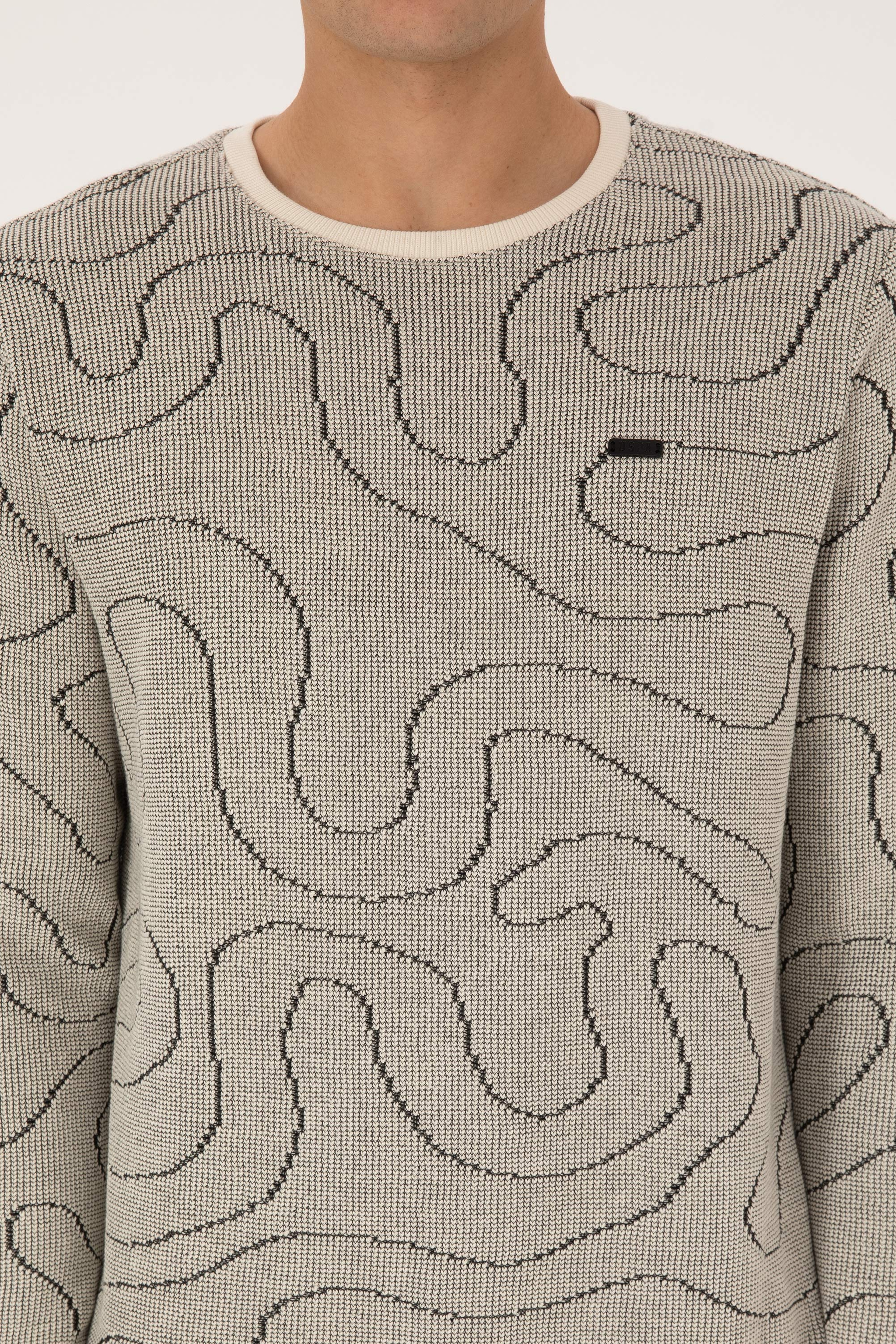 Erkek Regular Fit Bisiklet Yaka Siyah Sweatshirt - Image 6