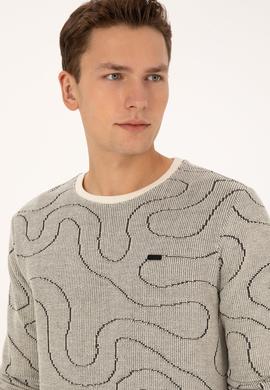 Erkek Regular Fit Bisiklet Yaka Siyah Sweatshirt - 50308910009