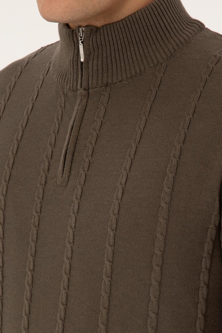 Erkek Vizon Kazak - 50308329006