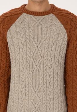 Erkek Regular Fit Bisiklet Yaka Taş Kazak - 50308233014