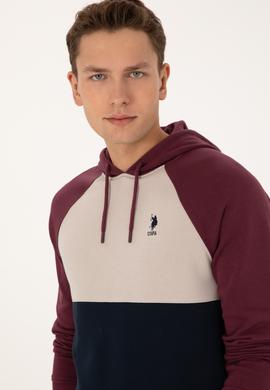 Erkek Bordo Sweatshirt - 50308130028