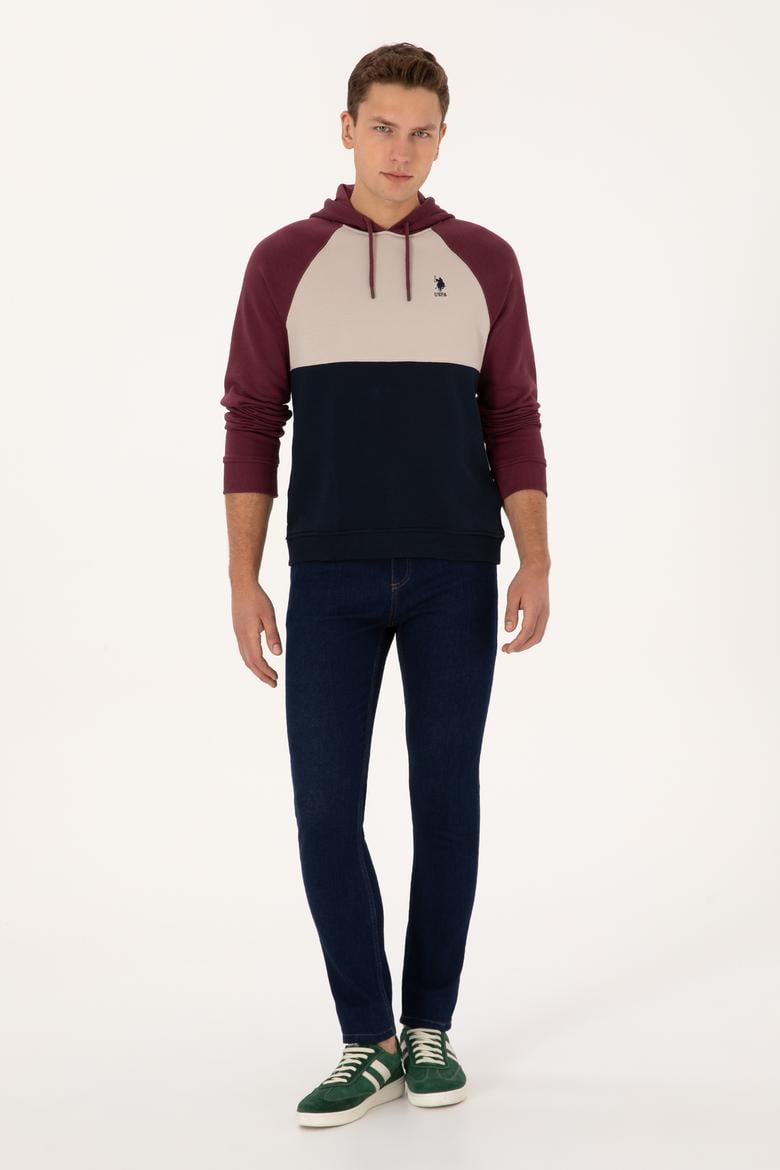 Erkek Bordo Sweatshirt - 50308130028