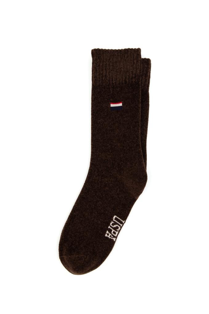 Kadın Koyu Kahverengi Çorap