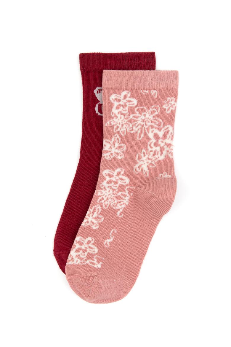 Kız Çocuk Orkide 2'li Soket Çorap