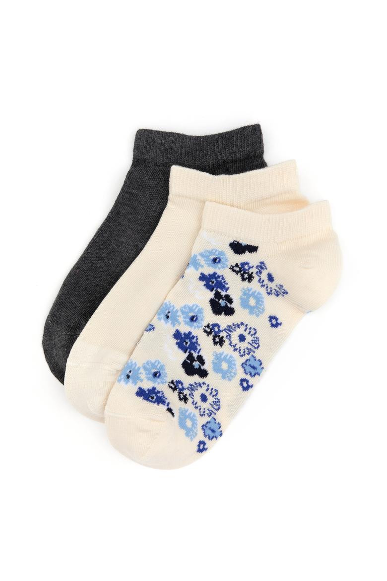 Kadın 3'lü Patik Çorap