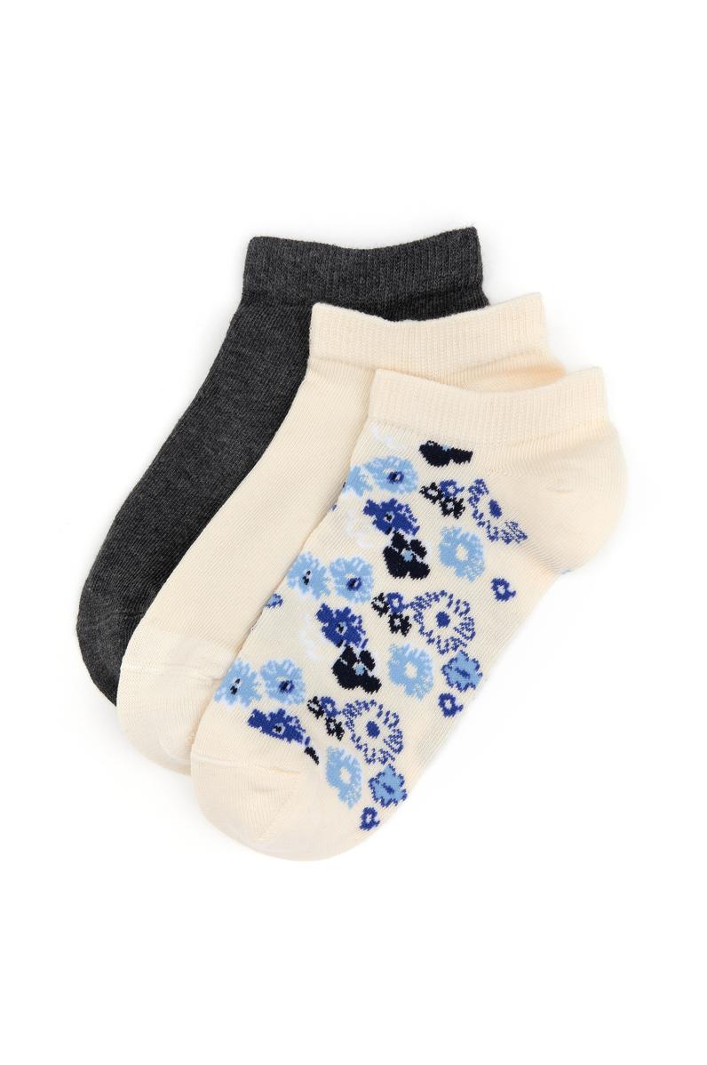 Kadın 3'lü Patik Çorap