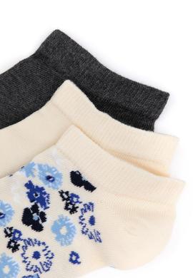 Kadın 3'lü Patik Çorap - 50317990002