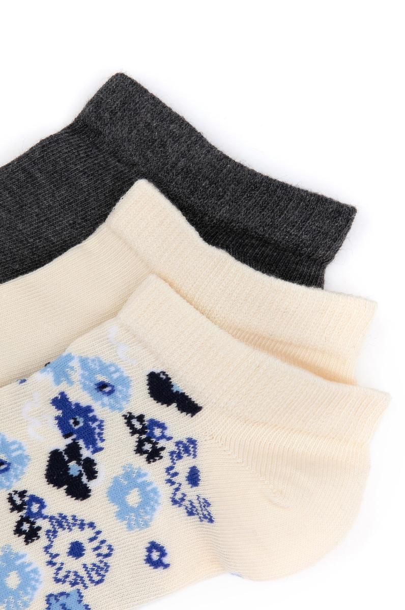 Kadın 3'lü Patik Çorap
