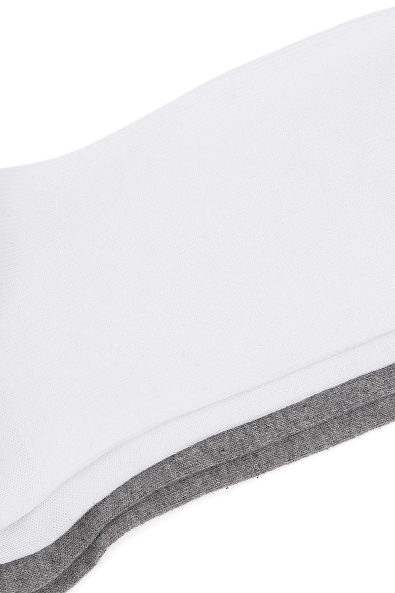 Erkek Gri Melanj Beyaz 2'li Patik Çorap - 50317961001