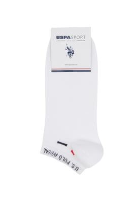 Erkek Gri Melanj Beyaz 2'li Patik Çorap - 50317961001