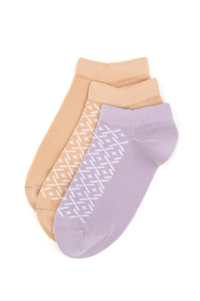 Kadın 3'lü Patik Çorap