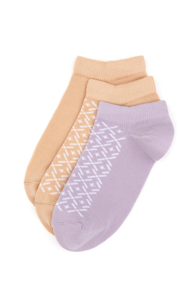 Kadın 3'lü Patik Çorap
