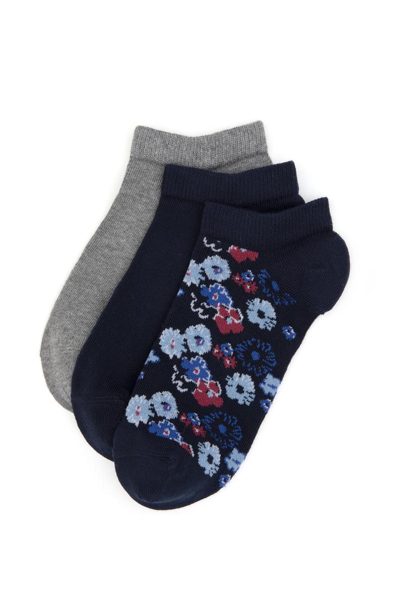 Kadın 3'lü Patik Çorap