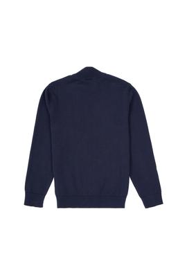 Erkek Çocuk Lacivert Fermuarlı Triko Hırka - 50311625004