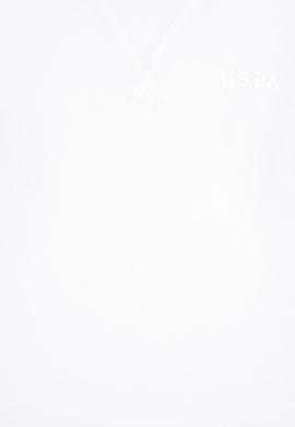 Erkek Çocuk Beyaz Basic Bisiklet Yaka Sweatshirt - 50313829120