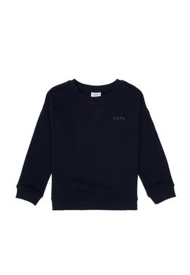 Erkek Çocuk Lacivert Basic Bisiklet Yaka Sweatshirt - 50313829002