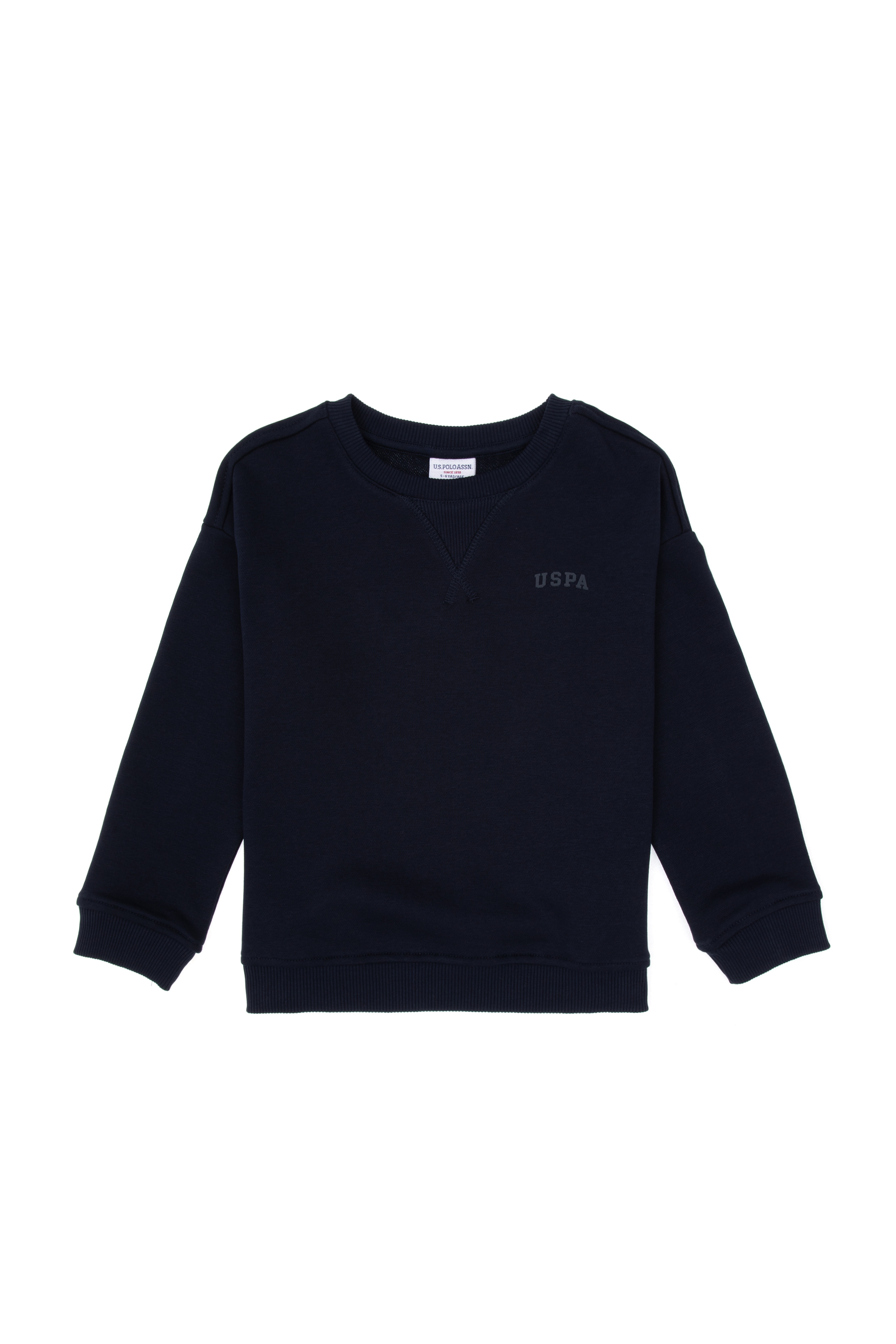 Erkek Çocuk Lacivert Basic Bisiklet Yaka Sweatshirt - Image 1