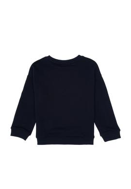 Erkek Çocuk Lacivert Basic Bisiklet Yaka Sweatshirt - 50313829002