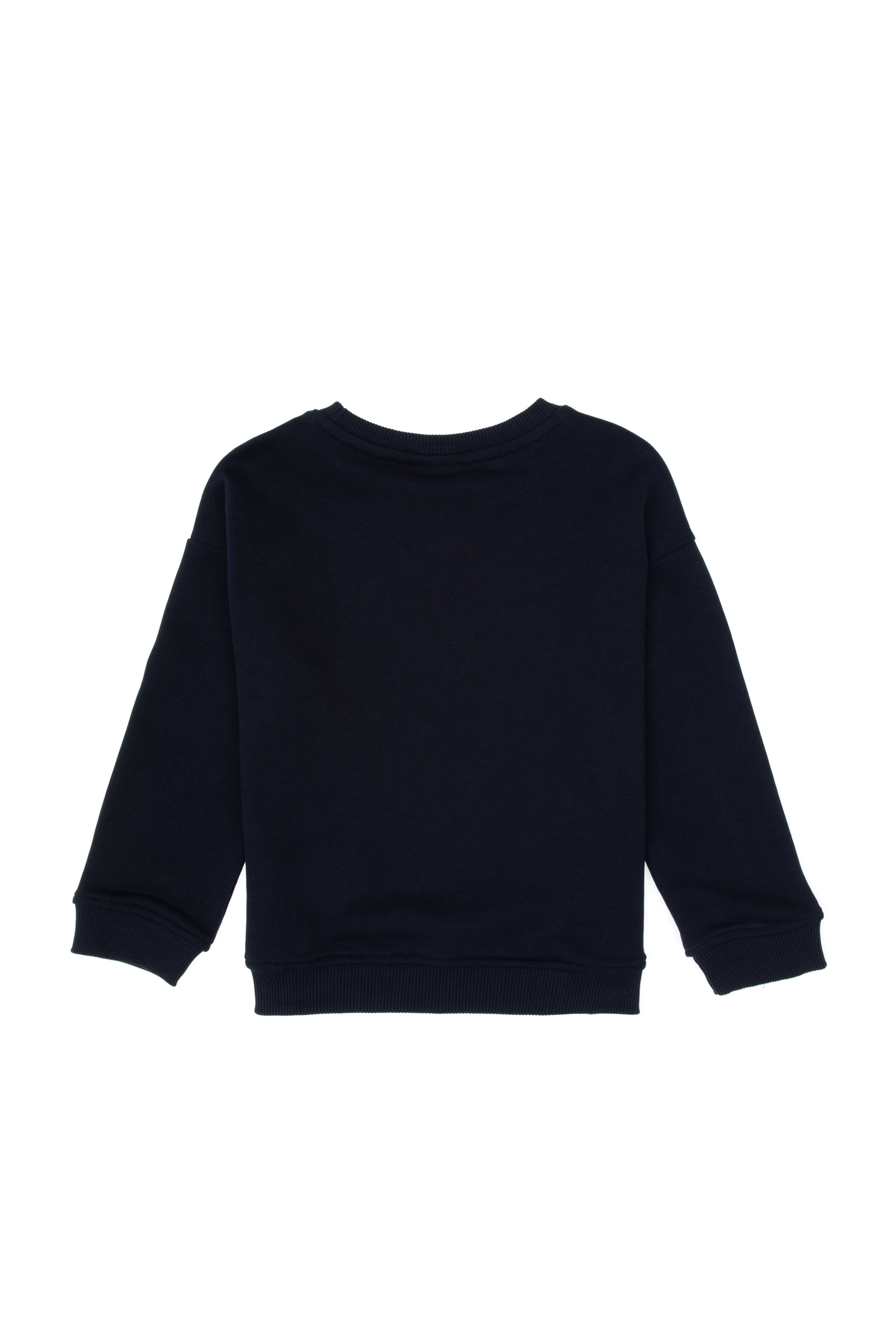 Erkek Çocuk Lacivert Basic Bisiklet Yaka Sweatshirt