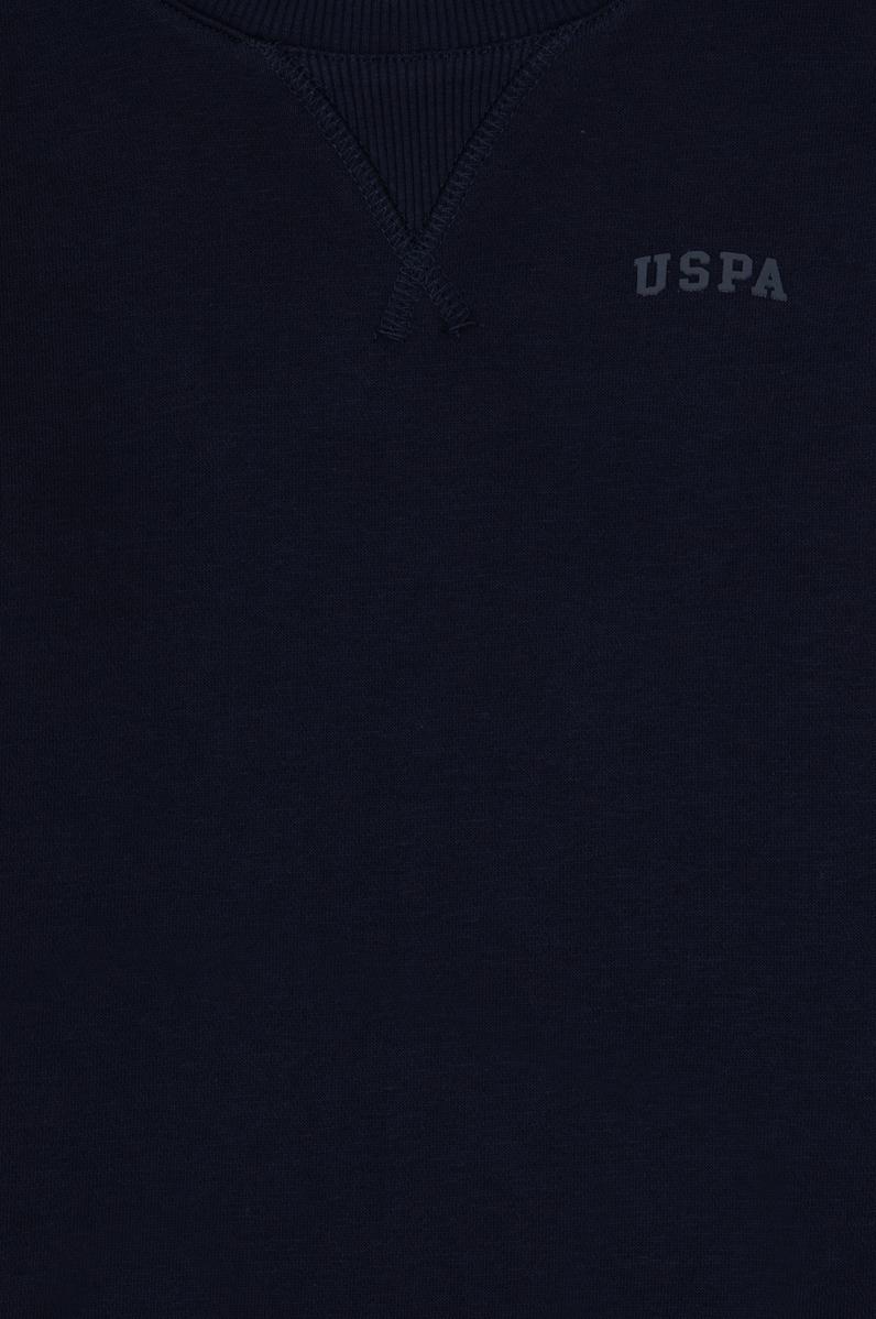 Erkek Çocuk Lacivert Basic Bisiklet Yaka Sweatshirt