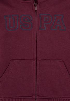 Erkek Çocuk Bordo Örme Hırka - 50313844078