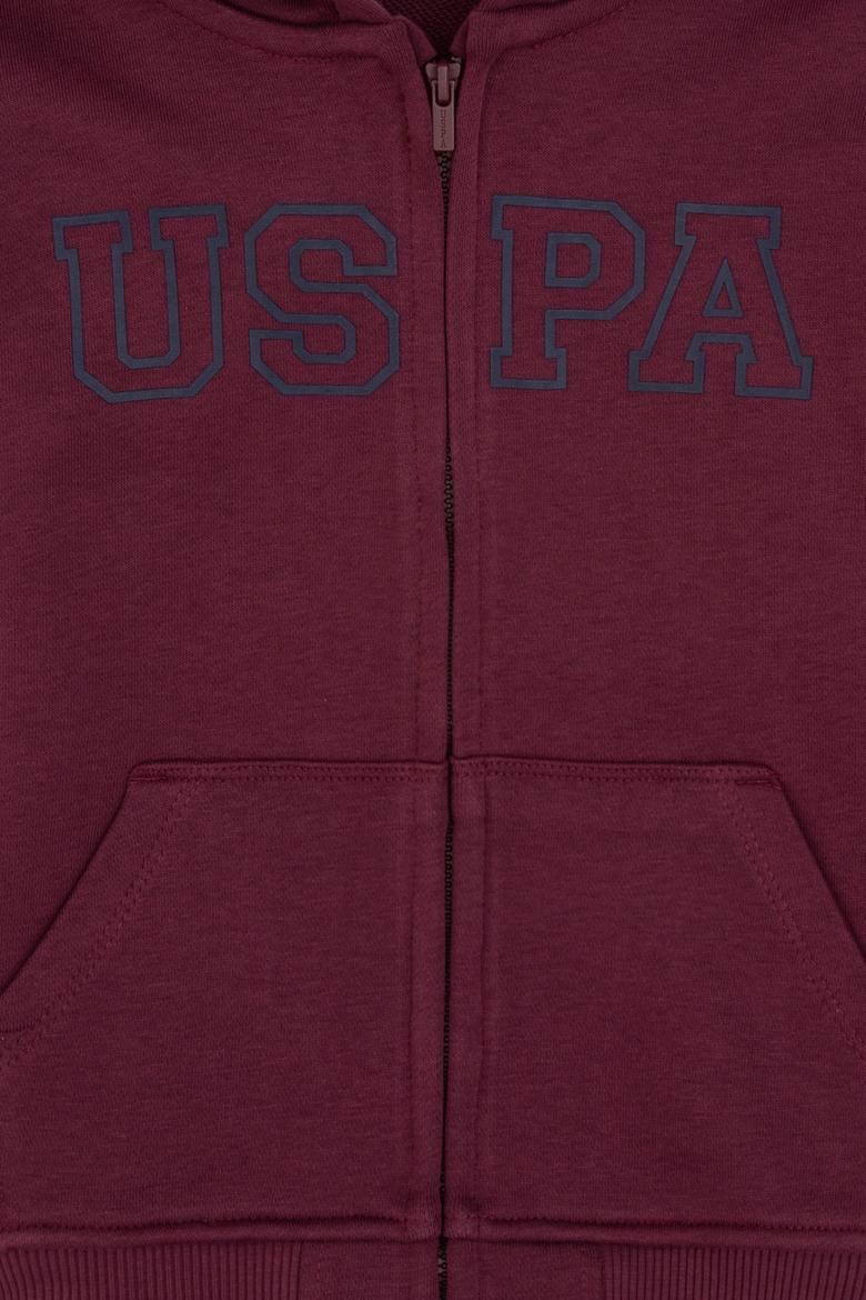 Erkek Çocuk Bordo Örme Hırka - 50313844078