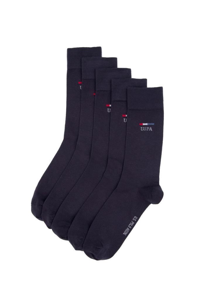 Erkek Lacivert 5'li Soket Çorap