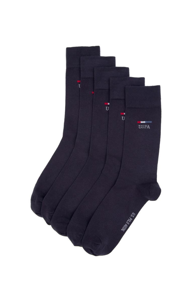 Erkek Lacivert 5'li Soket Çorap