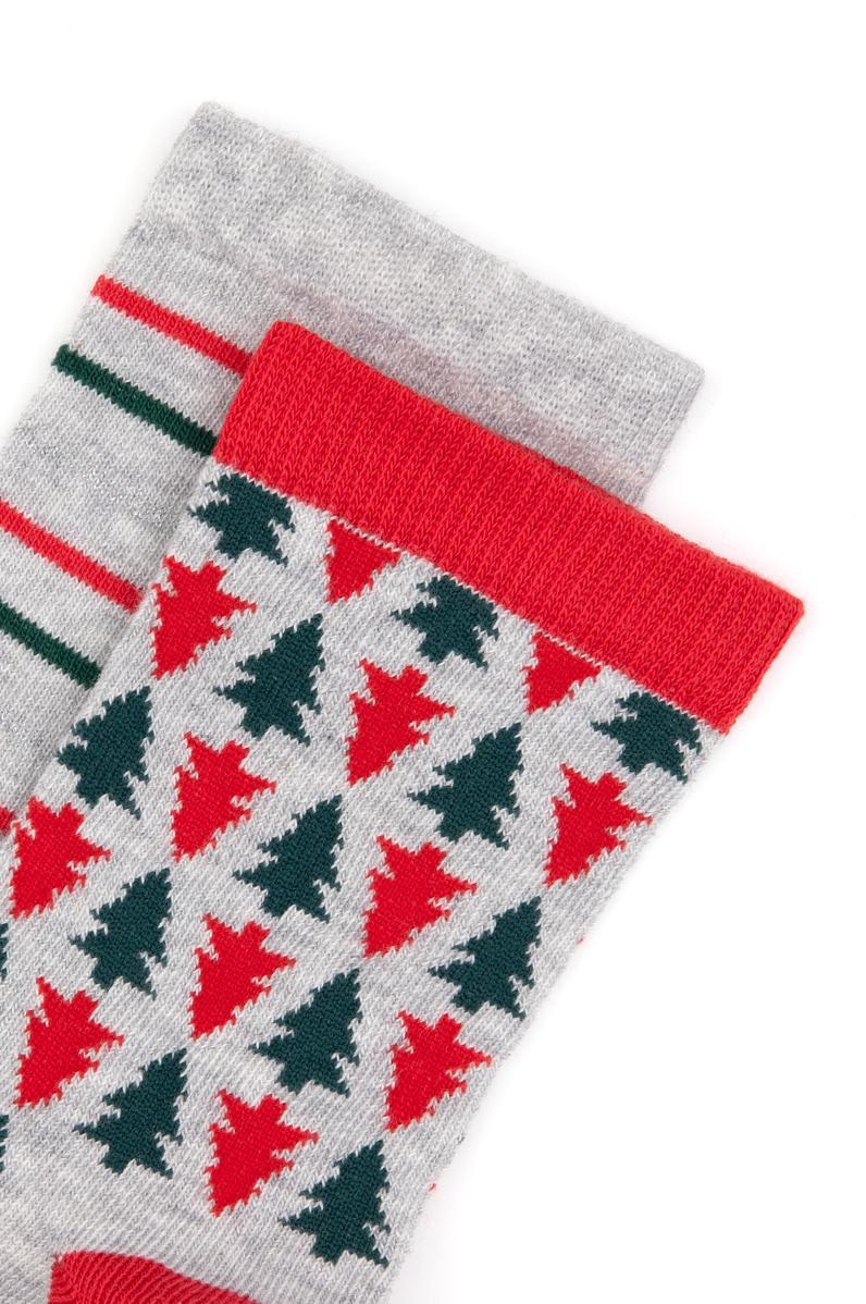 Kız Çocuk Kırmızı 2'li Soket Çorap