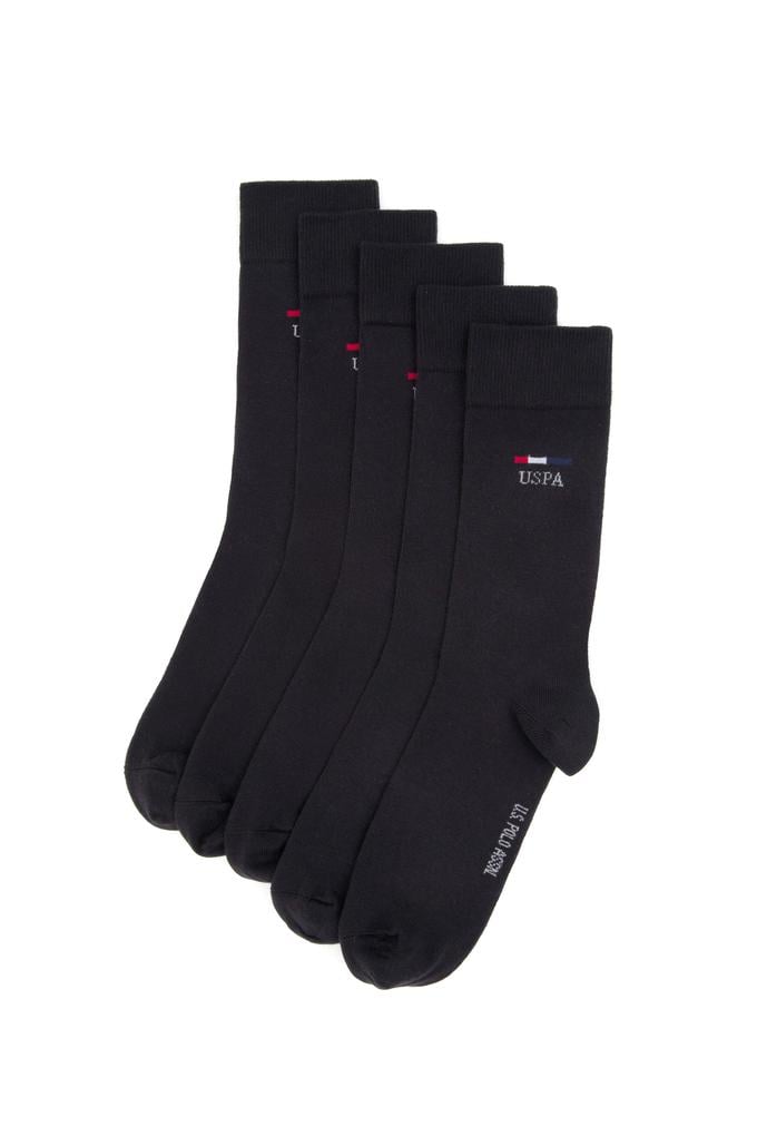 Erkek Siyah 5'li Soket Çorap