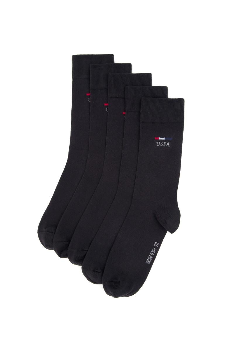 Erkek Siyah 5'li Soket Çorap